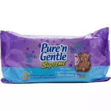 903A Pure'nGentle Baby Wipes 12/80